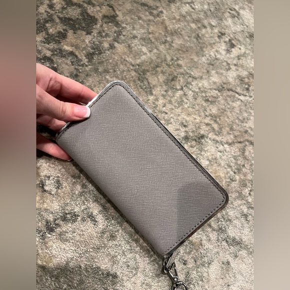 Michael Kors - Grey and Silver Wallet Wristlet - Picture 2 of 3